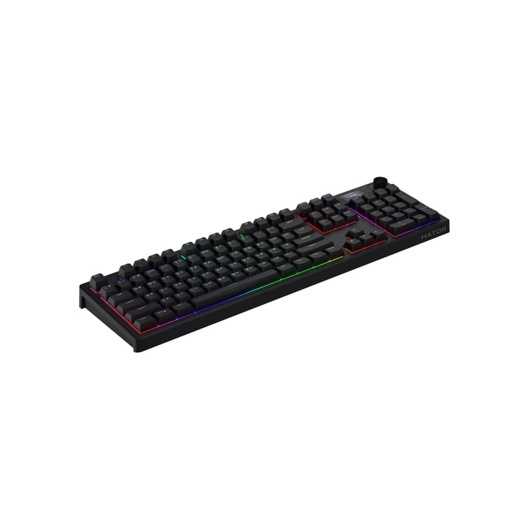 Клавіатура Hator Skyfall 100 PRO Aurum Vanila Silent RGB Wireless/Bluetooth/USB UA Black (HTK4101UA) - фото 4