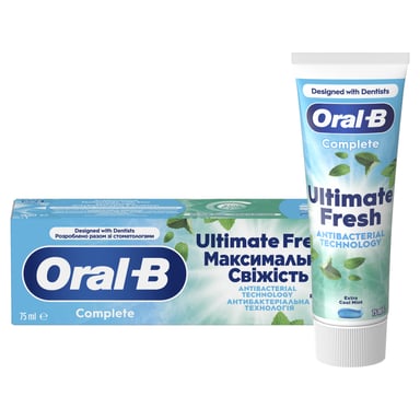 Зубна паста Oral-B Complete Абсолютна свіжість Екстрапрохолодна м'ята 75 мл (8006530254854) - фото 1