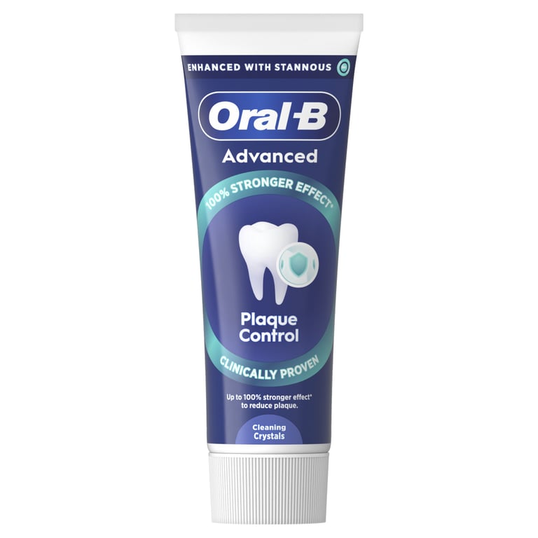 Зубна паста Oral-B Advanced Проти зубного нальоту з очищувальними кристалами 75 мл (8006530091084) - фото 2