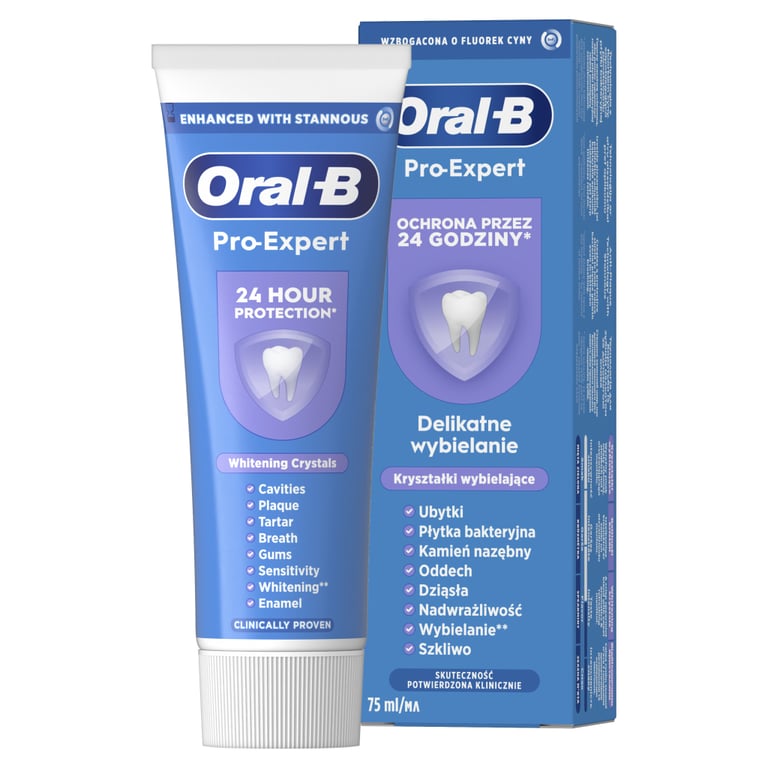 Зубна паста Oral-B Pro-Expert Дбайливе відбілювання 75 мл (8006530090537) - фото 1