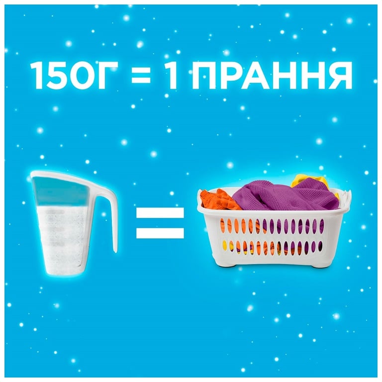 Пральний порошок Gala Морська свіжість Для кольорової білизни 900 г (8006530178495) - фото 2