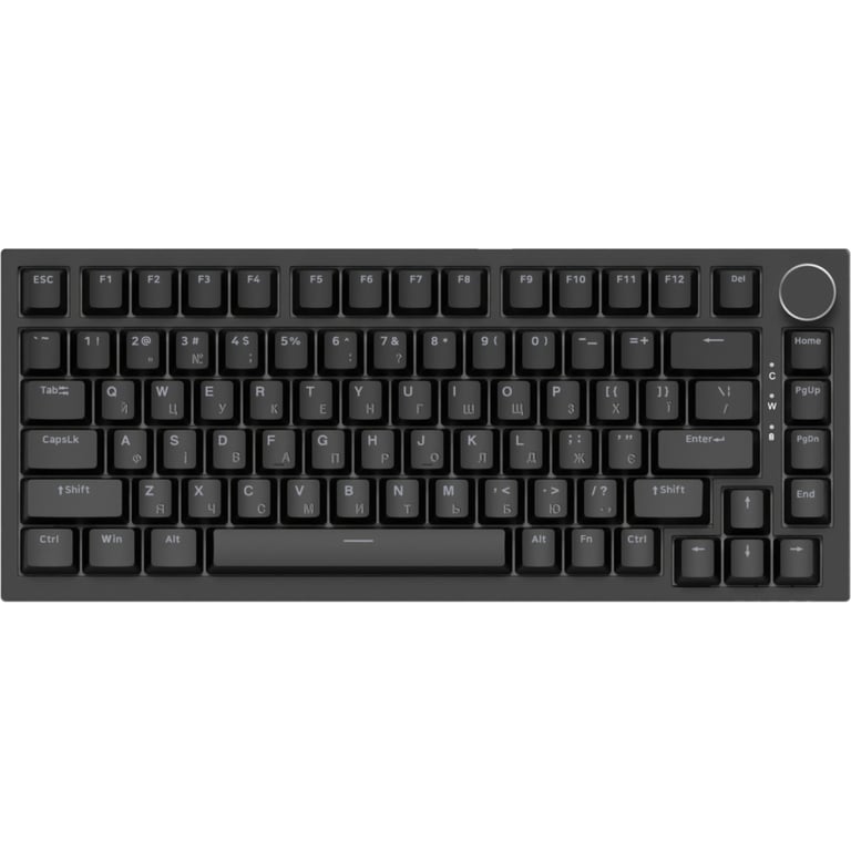 Клавіатура Ajazz AK820 Red Switch USB-C UA Black (AK820-R-B) - фото 2