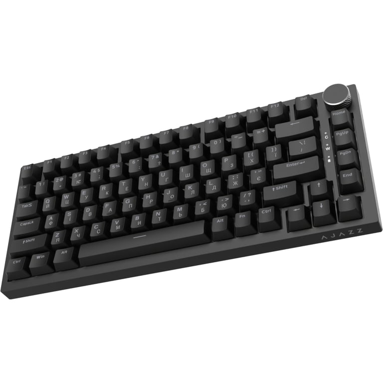 Клавіатура Ajazz AK820 Red Switch USB-C UA Black (AK820-R-B) - фото 4