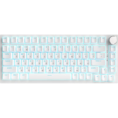 Клавіатура Ajazz AK820 Red Switch USB-C UA White (AK820-R-W) - фото 1