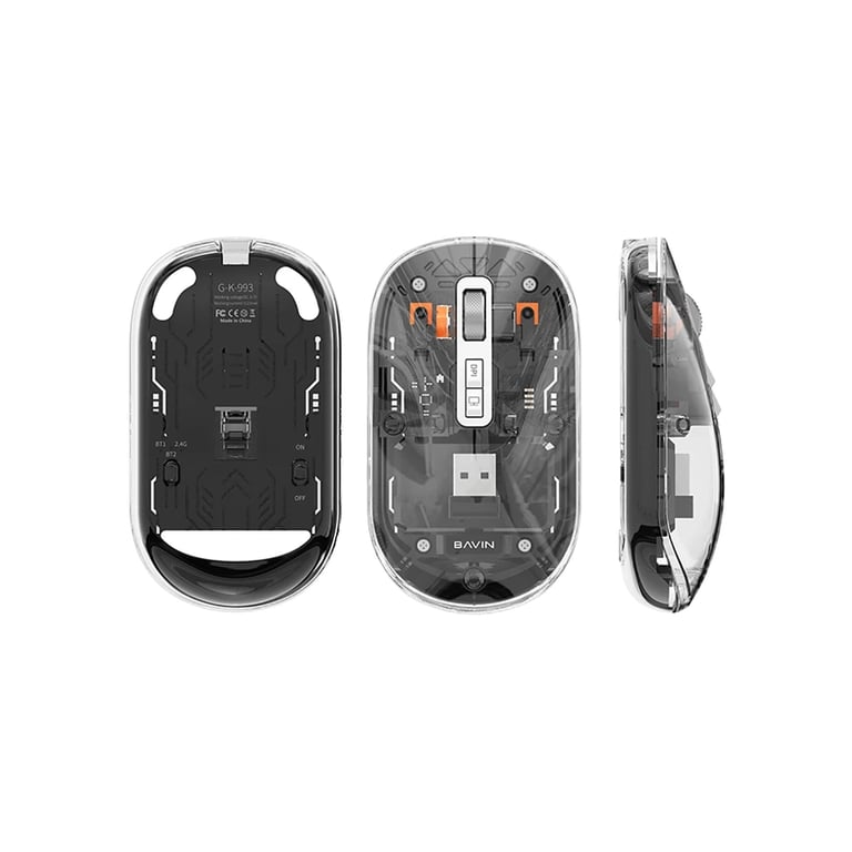Мишка BAVIN G-K-993 Wireless/Bluetooth Black (G-K-993-BK) - фото 2