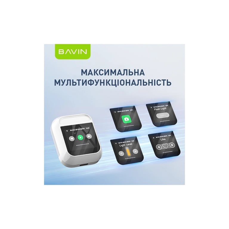 Навушники BAVIN BAVIN-81 Hi-Res LCD Tough White (HB-BA-81-WH) - фото 6