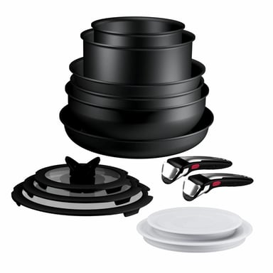 Набір посуду Tefal Ingenio Excellence+, 13 предметів, чорний (P0009753) - фото 1