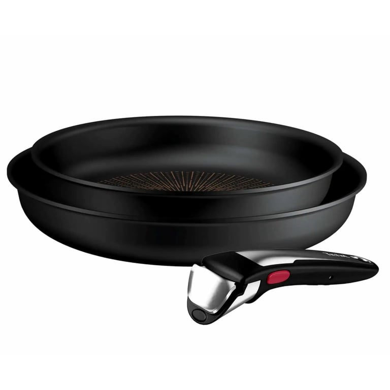 Набір посуду Tefal Ingenio Excellence+, 3 предмети, чорний (P0009553) - фото 1