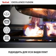 Сковорода Tefal Excellence Fusion, 25см, для млинців, чорний (G3383802) - фото 9