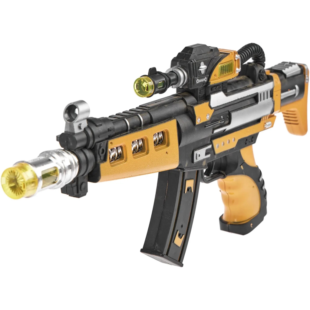 Іграшкова зброя ZIPP Toys Автомат світло-звуковий Зброя майбутнього Жовтий (819) - фото 5 Іграшкова зброя ZIPP Toys Автомат світло-звуковий Зброя майбутнього Жовтий (819) - фото 5