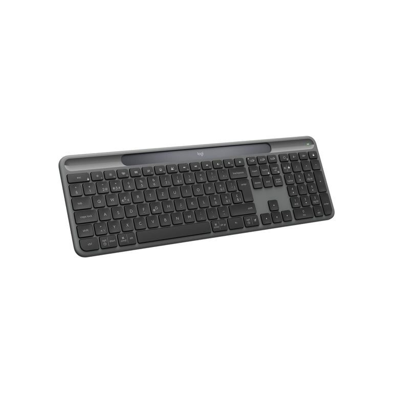Клавіатура Logitech Slim Solar+ Bluetooth Graphite (920-013764) - фото 1