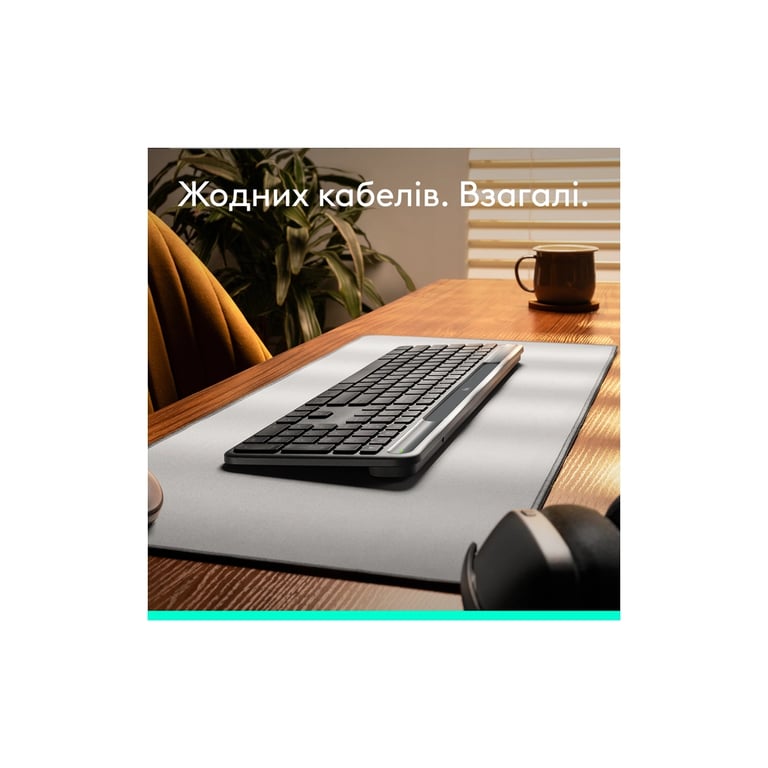 Клавіатура Logitech Slim Solar+ Bluetooth Graphite (920-013764) - фото 4