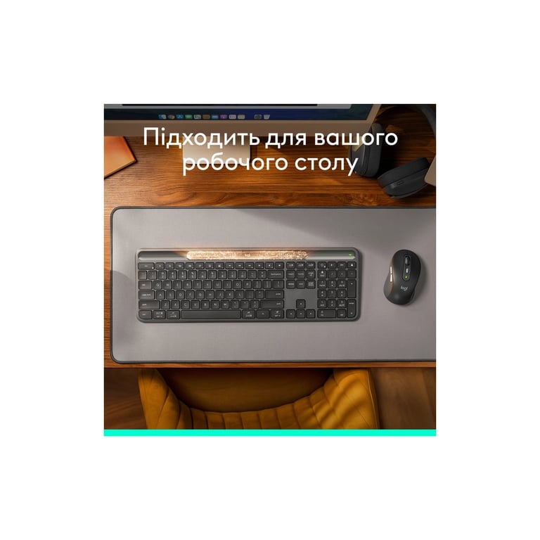 Клавіатура Logitech Slim Solar+ Bluetooth Graphite (920-013764) - фото 8