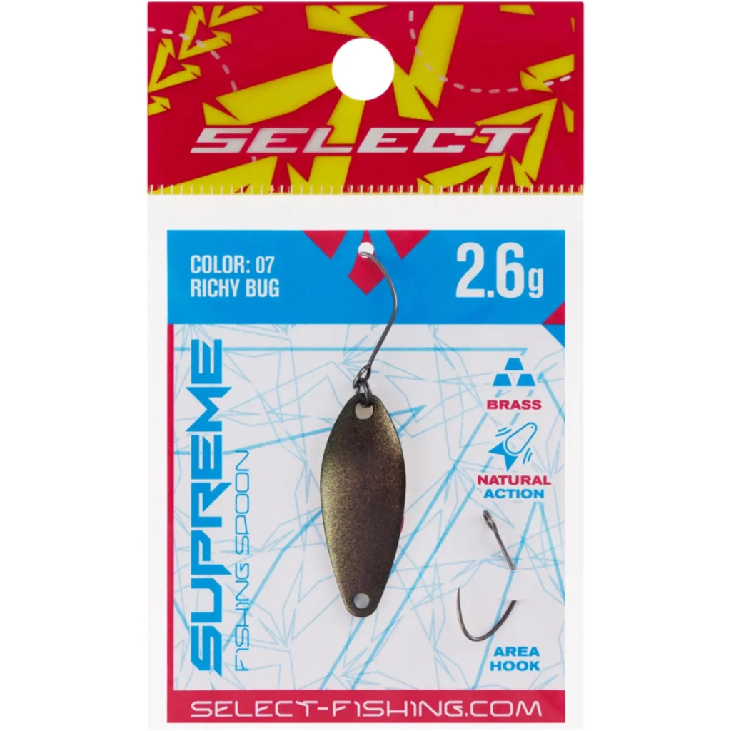 Блешня Select Supreme 2.6g 30mm 07 Richy Bug (1870.80.57) - фото 2 Блешня Select Supreme 2.6g 30mm 07 Richy Bug (1870.80.57) - фото 2