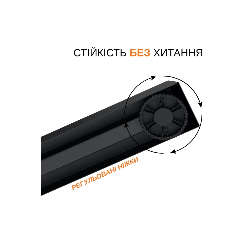 Комп'ютерний стіл ITechMount з регульованою висотою MT12BB чорний (MT12BB) - фото 10 Комп'ютерний стіл ITechMount з регульованою висотою MT12BB чорний (MT12BB) - фото 10