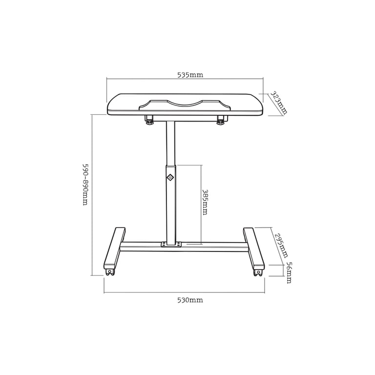 Комп'ютерний стіл ITechMount для ноутбука TS-9 (TS-9) - фото 7