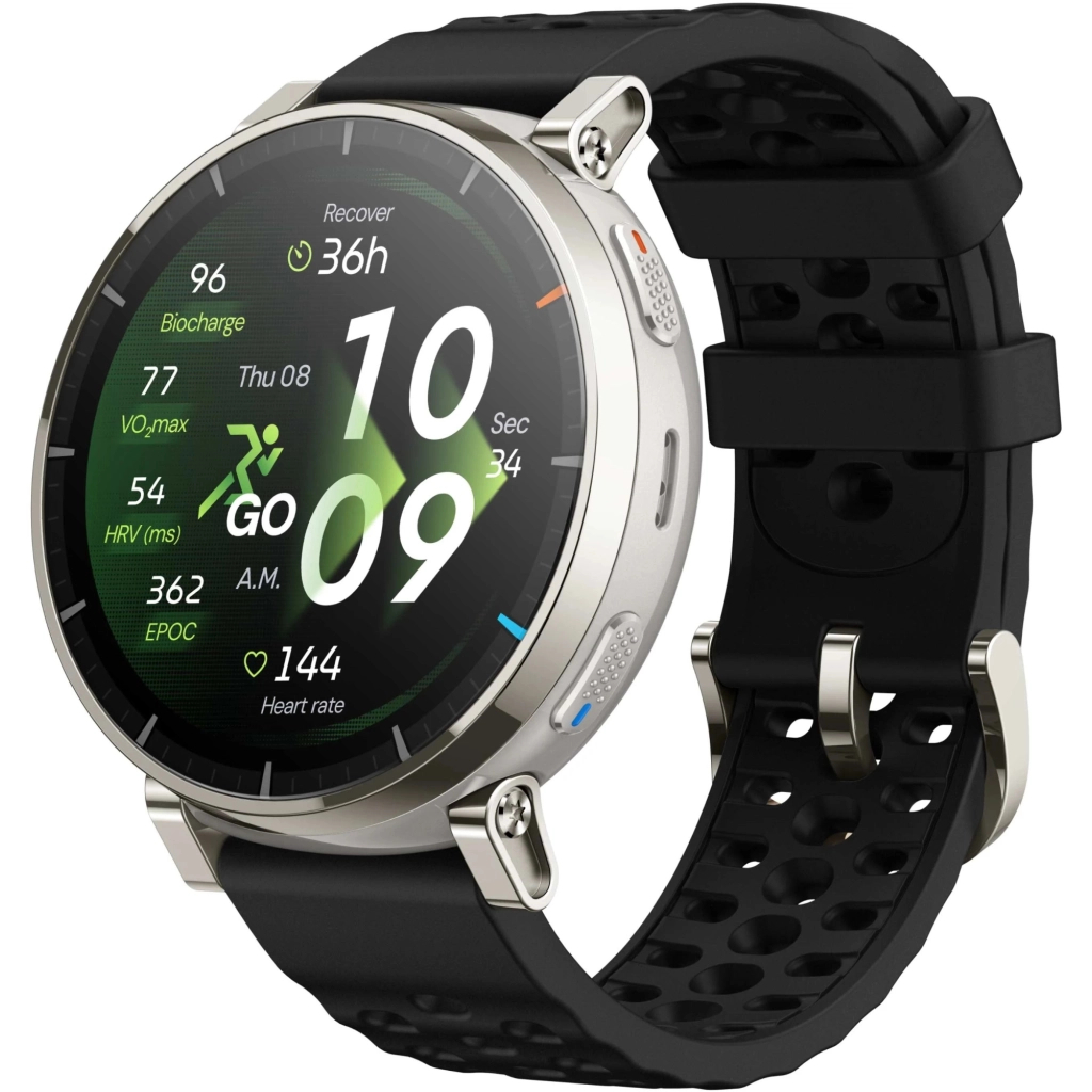 Смарт-годинник Amazfit Active 3 Premium W2559GL1N Срібний (1193746) - фото 1