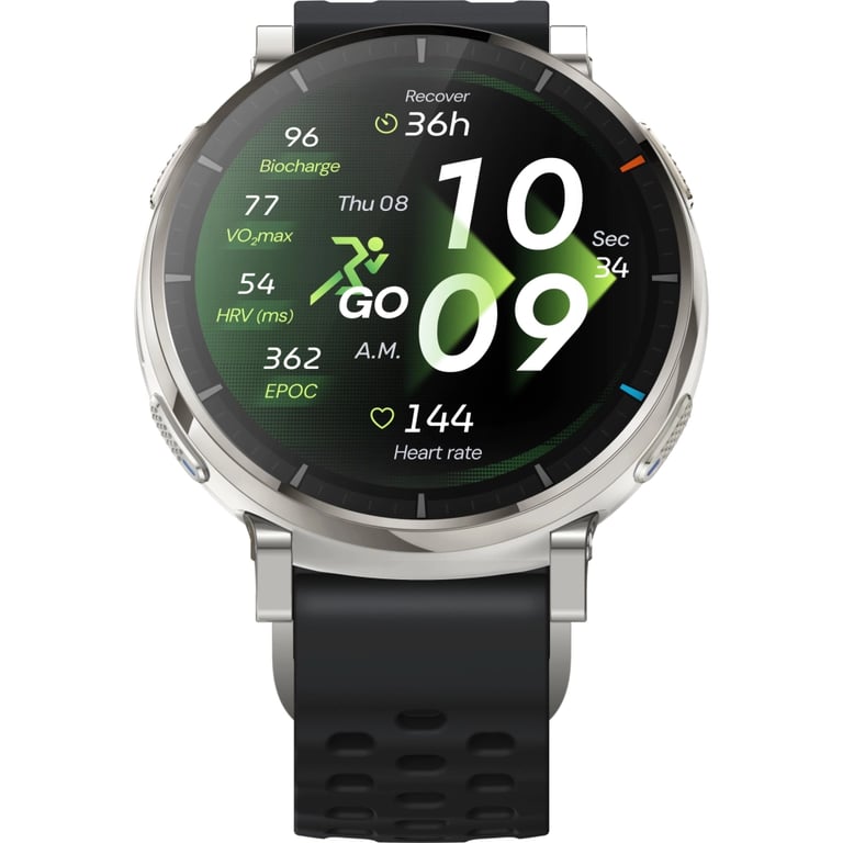 Смарт-годинник Amazfit Active 3 Premium W2559GL1N Срібний (1193746) - фото 5