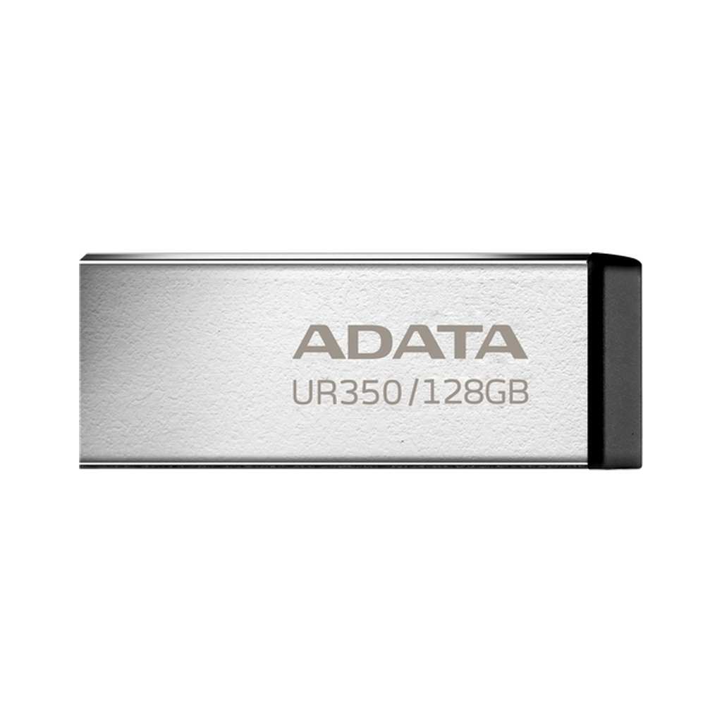 USB флеш накопичувач ADATA 128GB UR 350 Silver/Black USB 3.2 (UR350-128G-RSR/BK) - фото 1