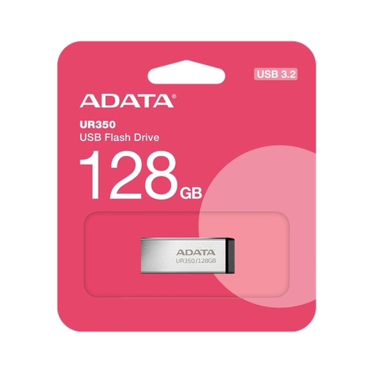 USB флеш накопичувач ADATA 128GB UR 350 Silver/Black USB 3.2 (UR350-128G-RSR/BK) - фото 7