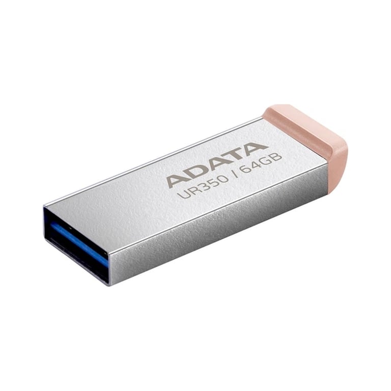 USB флеш накопичувач ADATA 64GB UR 350 Silver/Beige USB 3.2 (UR350-64G-RSR/BG) - фото 1