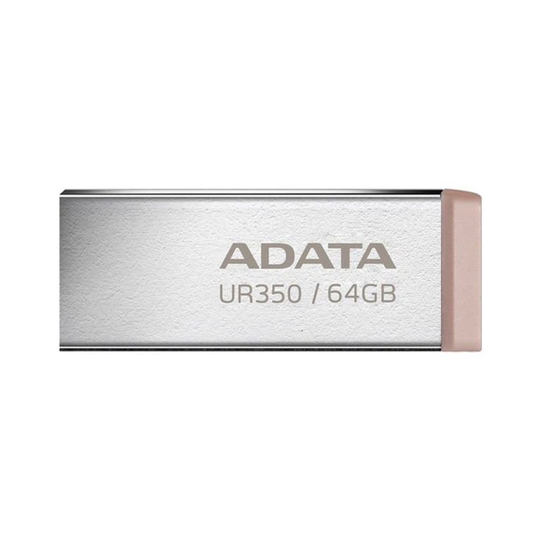 USB флеш накопичувач ADATA 64GB UR 350 Silver/Beige USB 3.2 (UR350-64G-RSR/BG) - фото 2