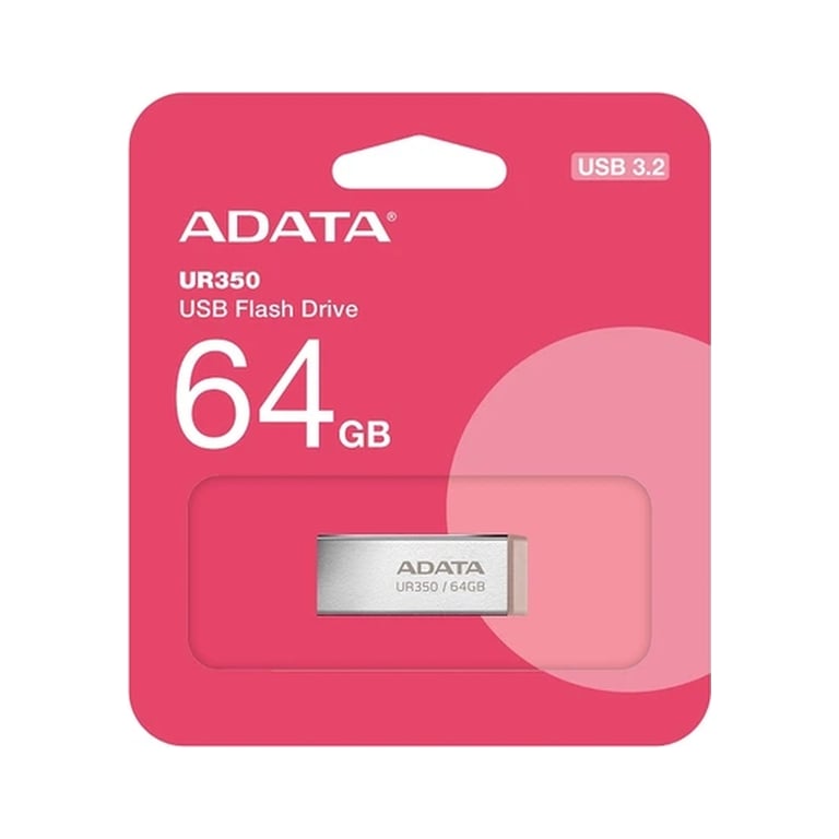 USB флеш накопичувач ADATA 64GB UR 350 Silver/Beige USB 3.2 (UR350-64G-RSR/BG) - фото 5
