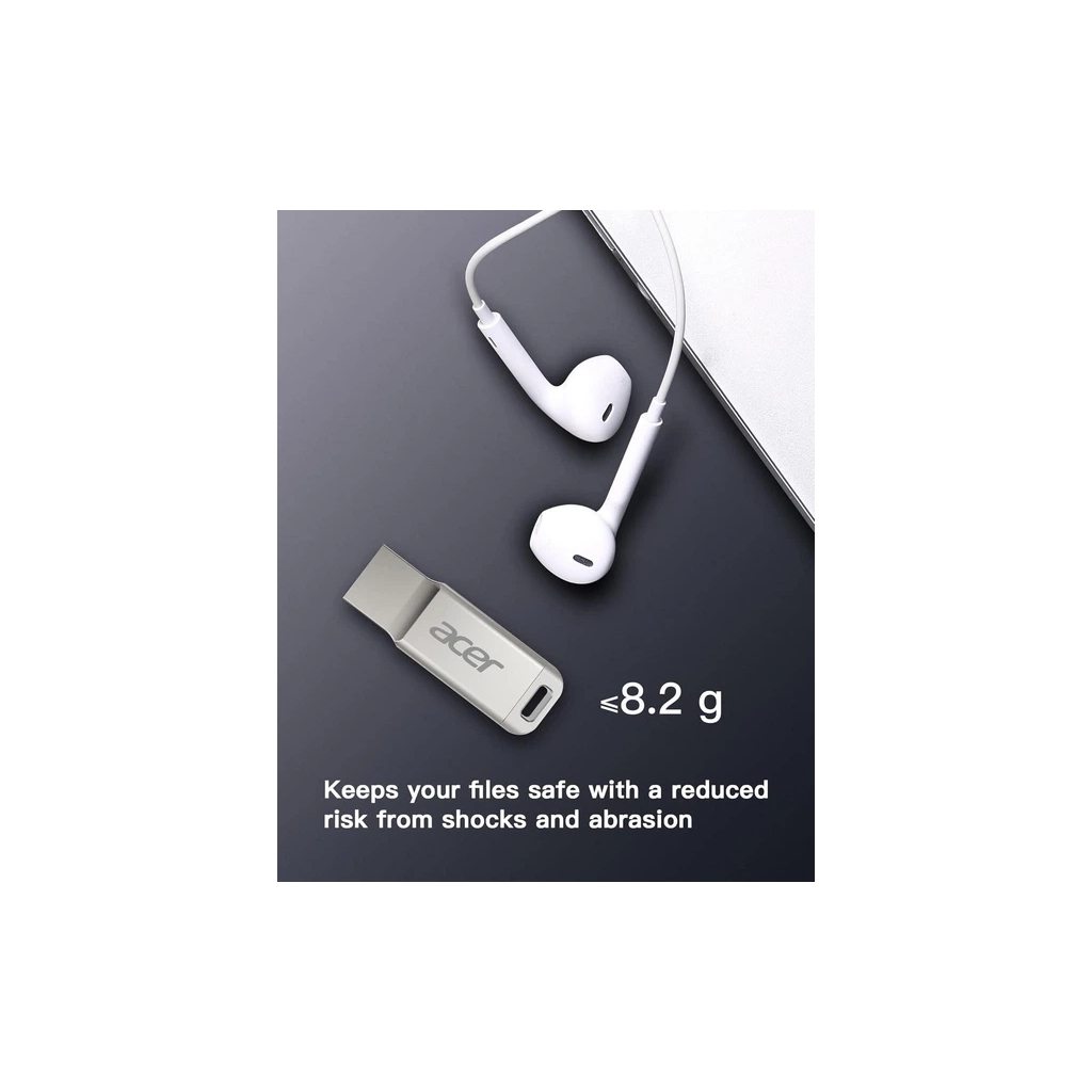 USB флеш накопичувач Acer 256GB UM310 Silver USB 3.2 (BL.9BWWA.583) - фото 3 USB флеш накопичувач Acer 256GB UM310 Silver USB 3.2 (BL.9BWWA.583) - фото 3