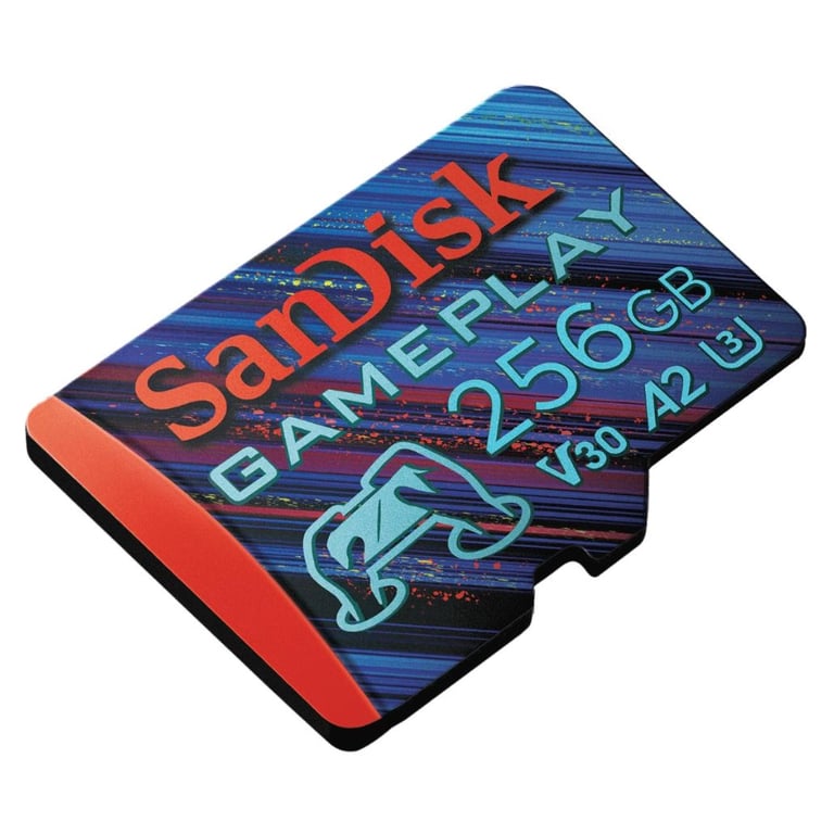 Карта пам'яті SanDisk 256GB microSDXC class 10 UHS-I U3 V30 A2 GamePlay (SDSQXAV-256G-GN6XN) - фото 2