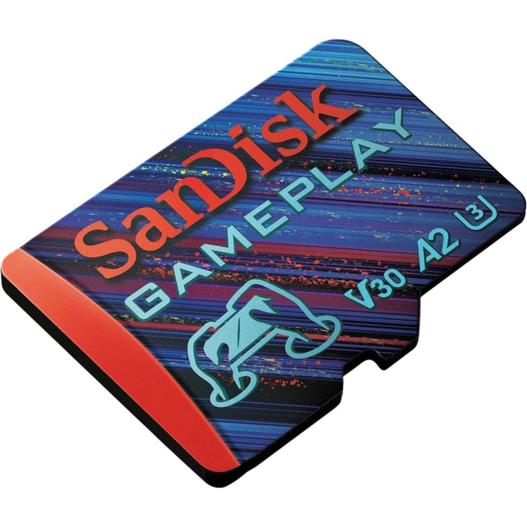 Карта пам'яті SanDisk 128GB microSD class 10 UHS-I U3 V30 A2 GamePlay (SDSQXAA-128G-GN6XN) - фото 2