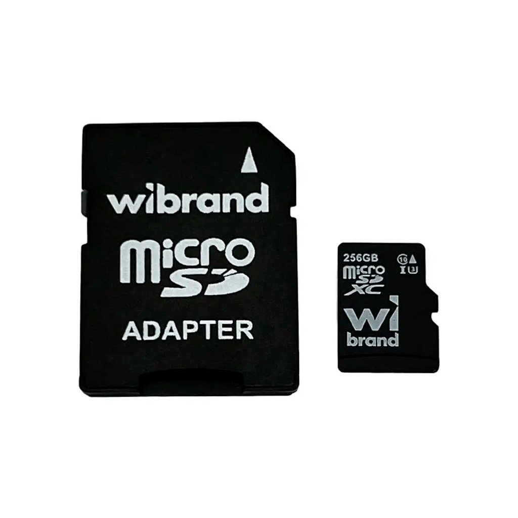 Карта пам'яті Wibrand 256GB microSD class 10 UHS-I U3 (WICDHU3/256GB-A) - фото 1 Карта пам'яті Wibrand 256GB microSD class 10 UHS-I U3 (WICDHU3/256GB-A) - фото 1