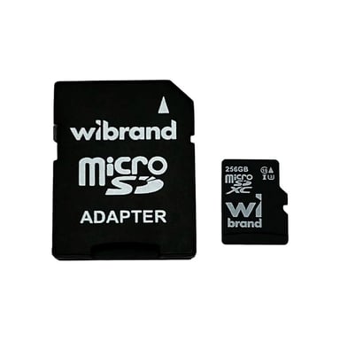 Карта пам'яті Wibrand 256GB microSD class 10 UHS-I U3 (WICDHU3/256GB-A) - фото 1