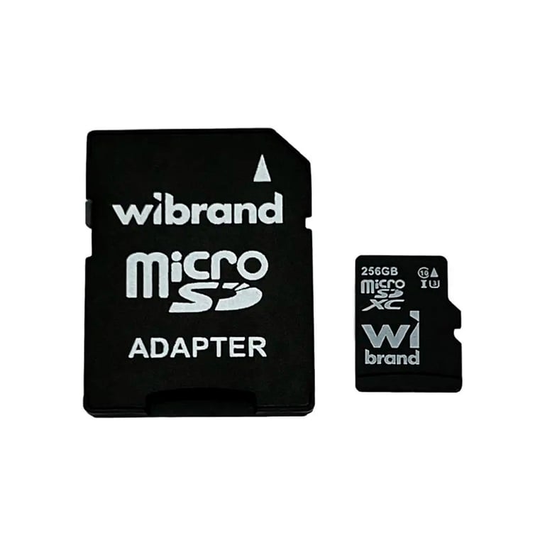Карта пам'яті Wibrand 256GB microSD class 10 UHS-I U3 (WICDHU3/256GB-A) - фото 1