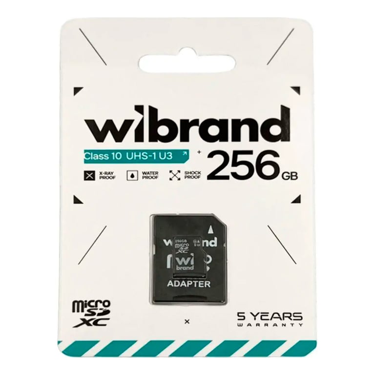 Карта пам'яті Wibrand 256GB microSD class 10 UHS-I U3 (WICDHU3/256GB-A) - фото 2