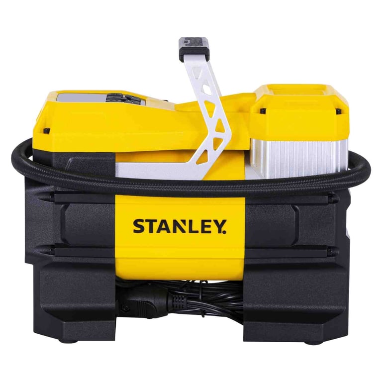 Автомобільний компресор Stanley 23 л/хв, 12 В, 10 бар, вага 1.1 кг (SXIF0001) - фото 1