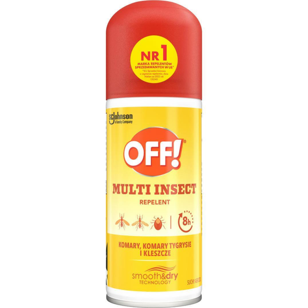 Аерозоль від комах Off! Multi-Insect Сухий Проти комарів і кліщів 100 мл (5000204152012) - фото 1