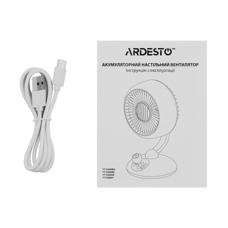 Вентилятор Ardesto FT-F3600BG - фото 7