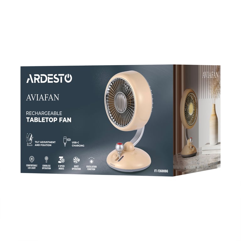 Вентилятор Ardesto FT-F3600BG - фото 9