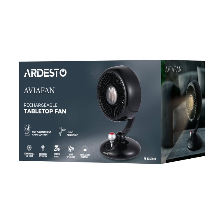 Вентилятор Ardesto FT-F3600BL - фото 9