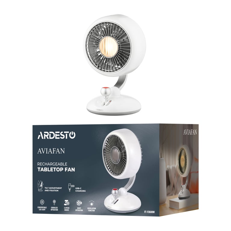 Вентилятор Ardesto FT-F3600W - фото 8