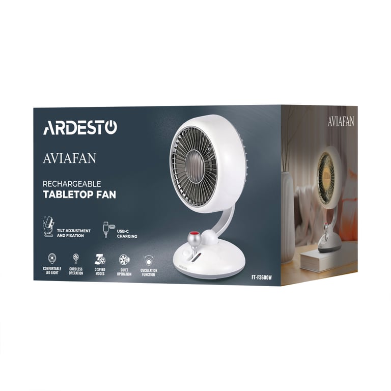 Вентилятор Ardesto FT-F3600W - фото 9