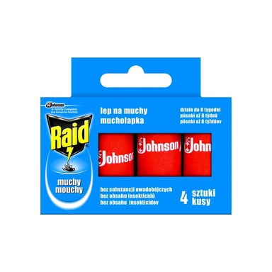 Липка стрічка від комах Raid Essentials Від мух 4 шт. (4000290001608) - фото 1