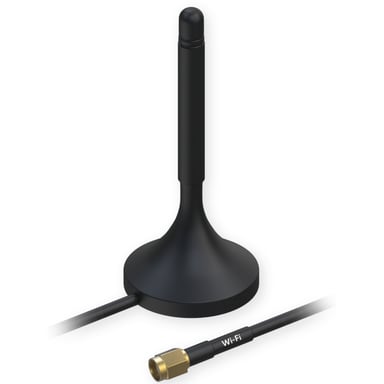 Антена Wi-Fi Teltonika Антена зовнішня магнітна RP-SMA (PR1KRF30) - фото 1