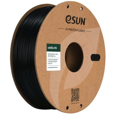Пластик для 3D-принтера eSUN eABS-HIGH SPEED 1кг 1.75mm BLACK (EABS+HS-P175B1) - фото 1