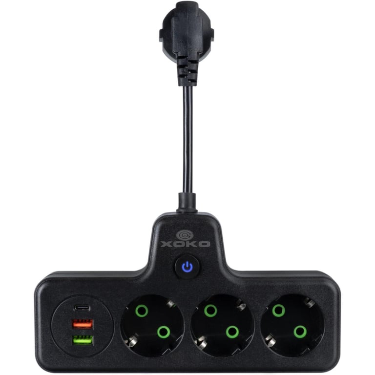 Мережевий фільтр живлення XoKo XK-SPW-3-2-1-BK - фото 2