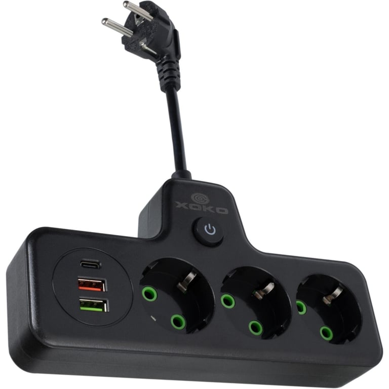 Мережевий фільтр живлення XoKo XK-SPW-3-2-1-BK - фото 4