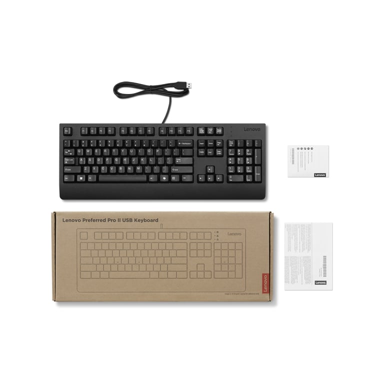 Клавіатура Lenovo Preferred Pro II USB UA Black (4Y41R64624) - фото 3