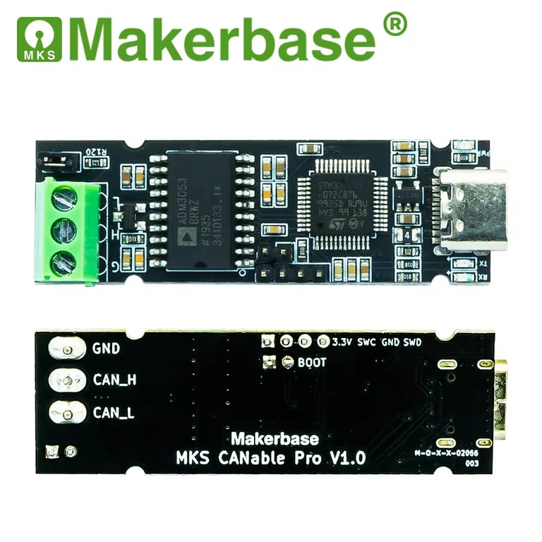 Адаптер Makerbase CANable USB to CAN canbus debugger analyzer adapter Isolated (MKS CANable) - фото 2