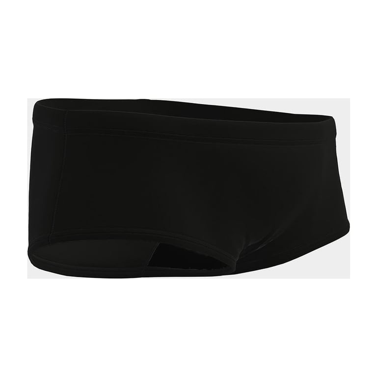 Плавки Arena Solid Team Low-Waist Swim Shorts 004775-550 чорний, білий 90 (3468336636787) - фото 2