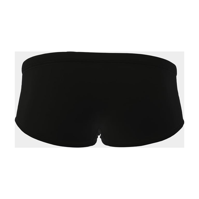 Плавки Arena Solid Team Low-Waist Swim Shorts 004775-550 чорний, білий 90 (3468336636787) - фото 4